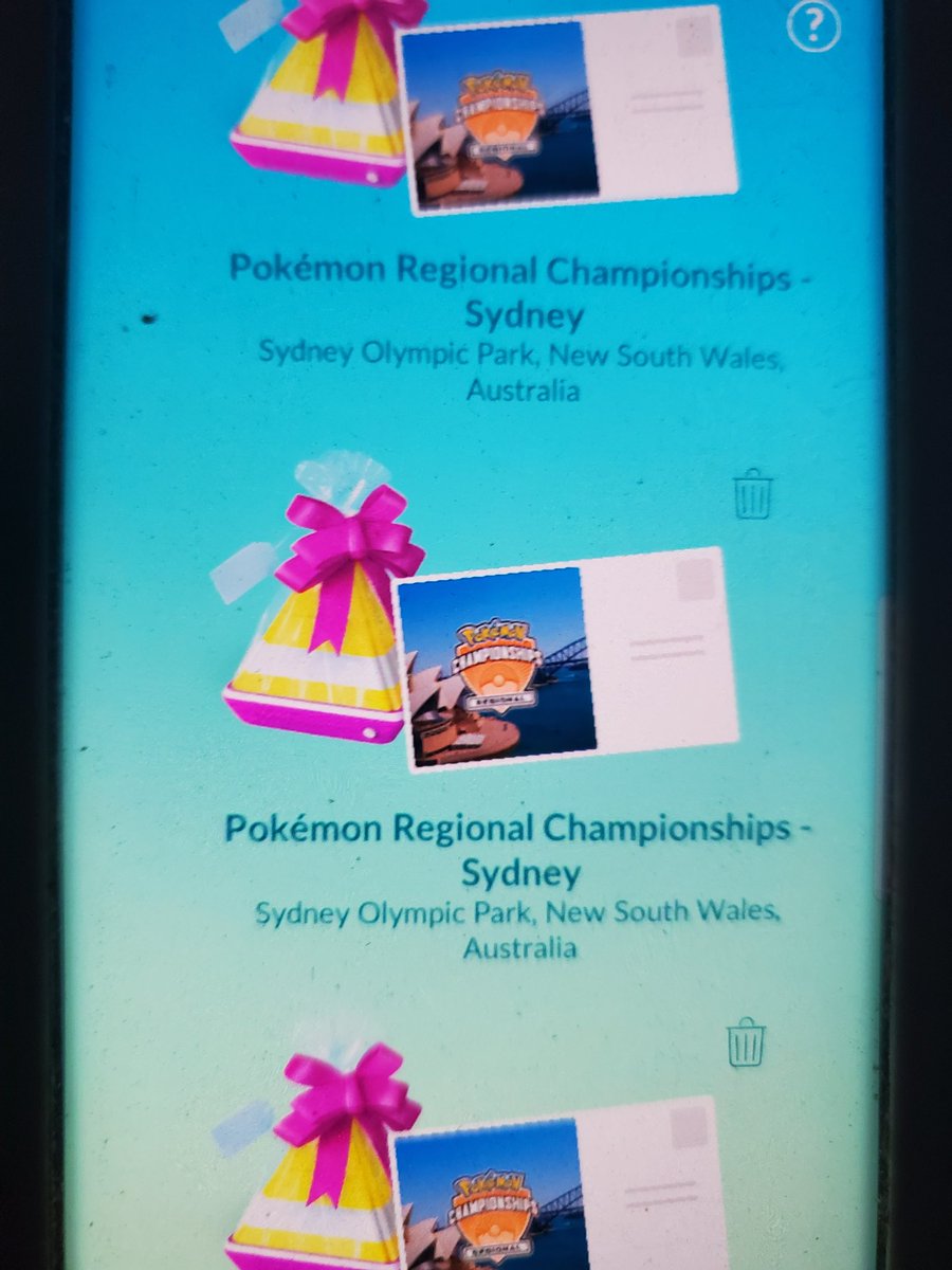PokemongoRoD's tweet photo. I got some gifts I can send folks. If you want one, send me a FR, code: 2990 2008 8628
#Regionalchampionships #pokemon #Sydney #gift #PokemongoRoD https://t.co/CB2gaxjr69