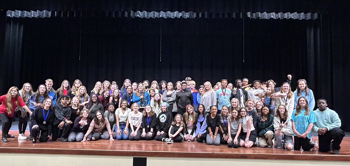 EXCELLENCE from this troupe!! Bringing home a host of awards from the Mississippi Middle School One Act Play Festival including:

Best Ensemble 
Best Production 
Best Actress: Emily Stephens 
Best Actor: Kylin Ellis 

#ExpectExcellence #StarkvilleSpark