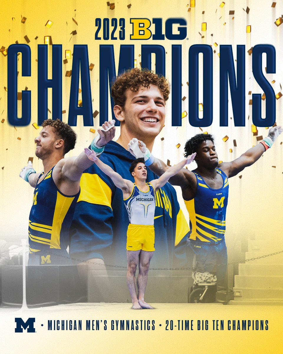 ʙɪɢ ᴛᴇɴ ᴄʜᴀᴍᴘɪᴏɴꜱ

Championships aplenty, this is No. 2️⃣0️⃣!!!

#GoBlue