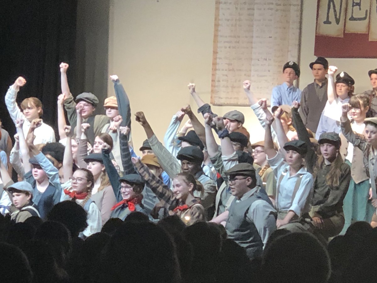 BRAVO!! Amazing performance of Newsies Jr by our incredible Indian Woods students! So PROUD of YOU!!