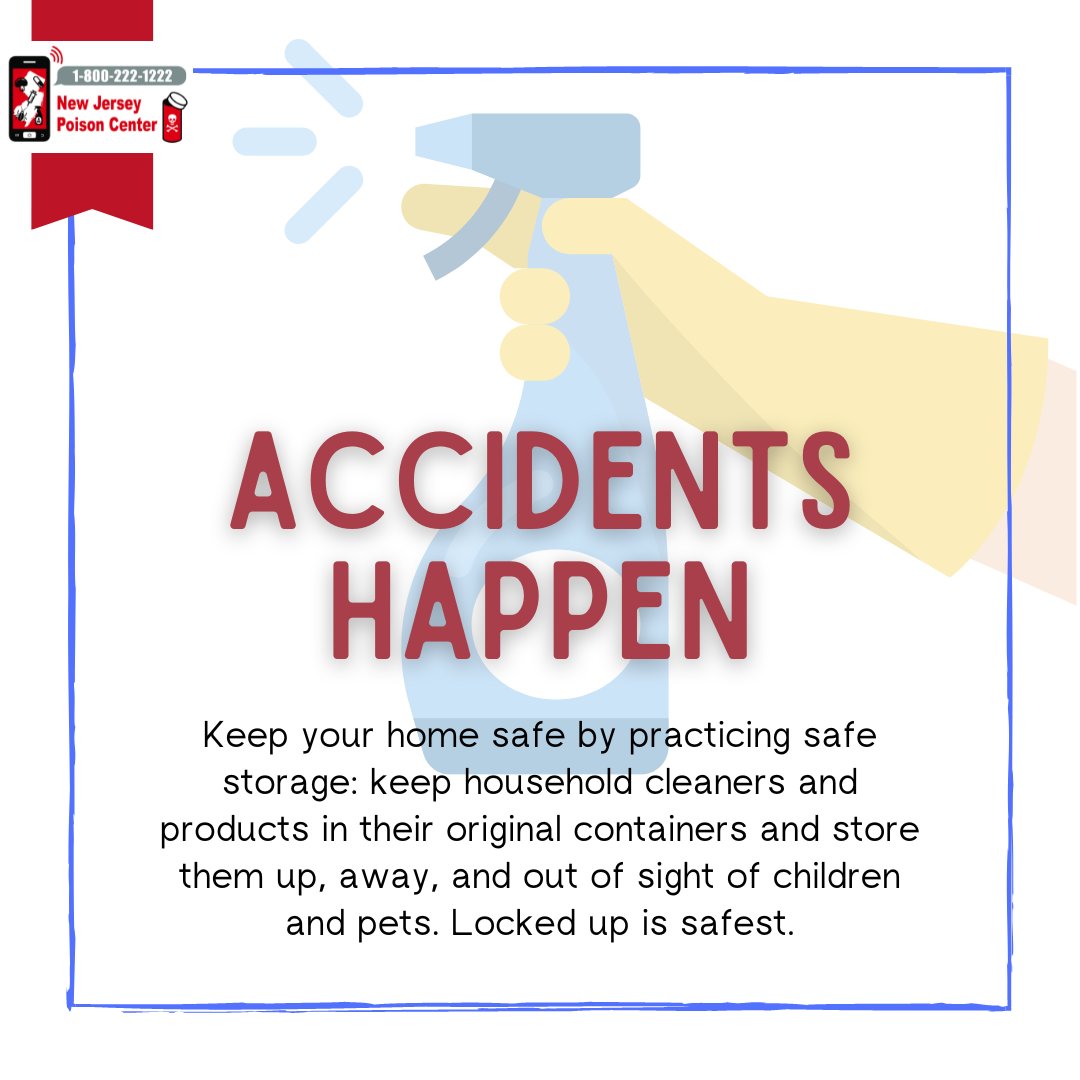 NJPoisonCenter's tweet photo. Poisonings happen to people of all ages.
One number, lots of experts. A call to the NJ Poison Control Center is always answered by a doctor, nurse, or pharmacist.
Get the help you need right where you are.
๐ฑโ๏ธ 800-222-1222
#NJPoisonControl #NJPoisonCenter #healthtips https://t.co/7uZRO7hRSu