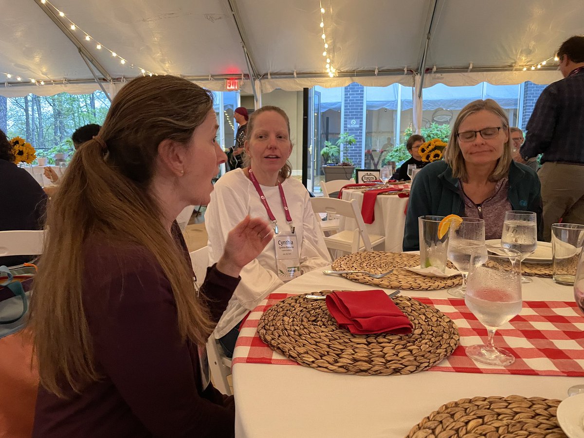 ProfB_Science's tweet photo. BBQ , Pecan Pie, and good ole southern hospitality at our first dinner at  #2023BLC . The ideas are swirling already! @pearson https://t.co/oGQsiFslYC