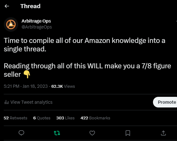ArbitrageOps's tweet photo. Everyone who bookmarked this without interacting should be put in prison. 

Mfers gatekeeping success https://t.co/6UBuaydHFg