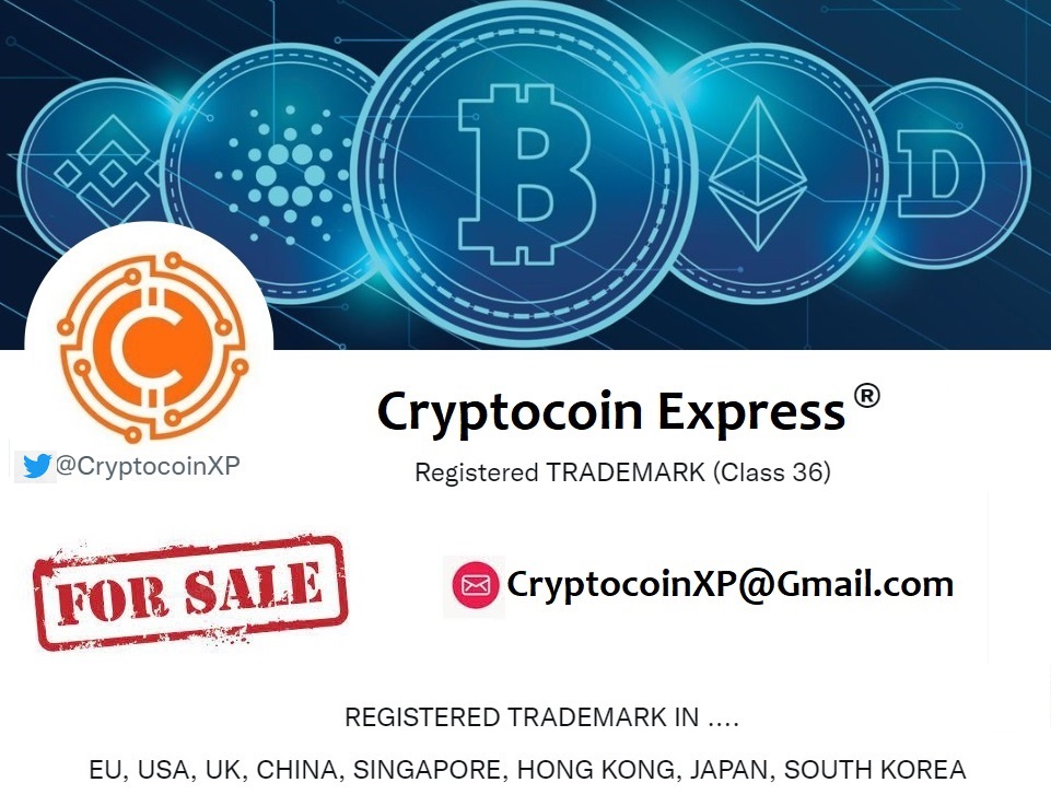 CryptocoinXP's tweet photo. @elonmusk CRYPTO TRADEMARK FOR SALE https://t.co/zBu7KzcUWP