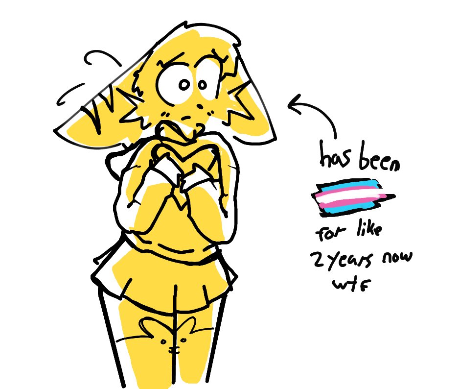 PolarBun's tweet photo. its a day of visibility about something idk https://t.co/viibt499B4