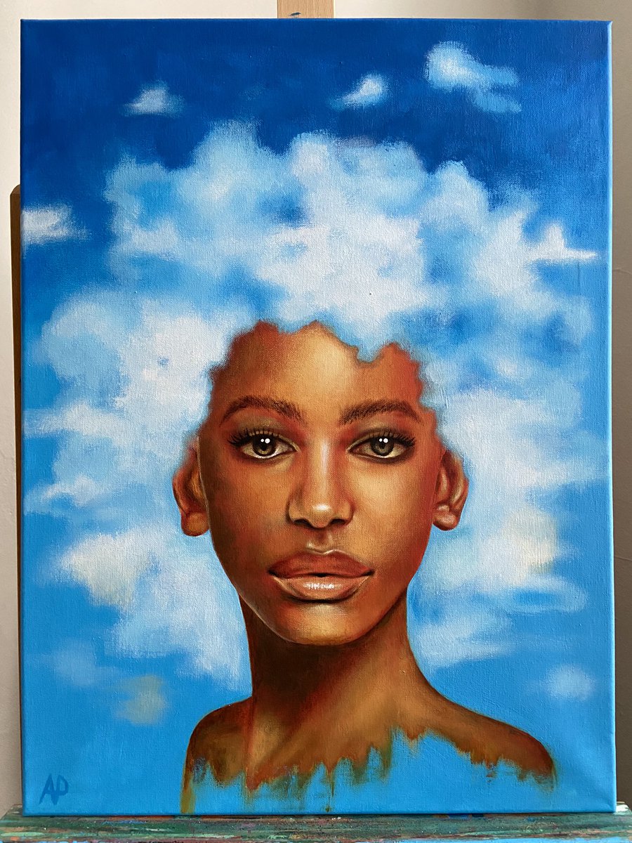 Quick painting to get some practice in. ⛅️ Acrylic on canvas 2023