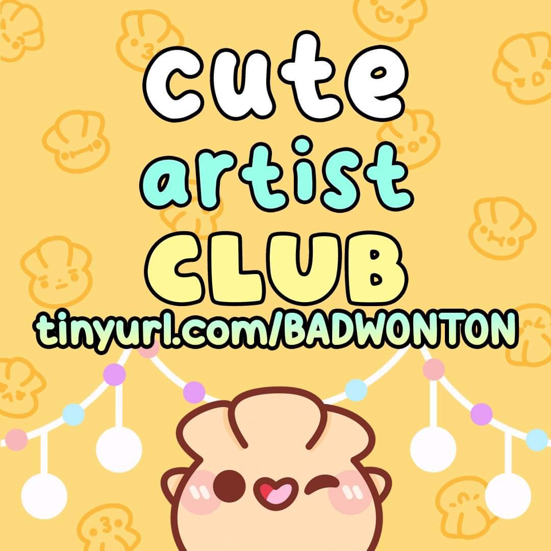 Yippee, I can cross this one off my bucket list, friends! I’m one of the 200+ artists in the Cute Artist Club EBook masterminded by @stinkykatie 🤩 

It’s totally FREE but if you can afford to support, I’ll receive some of the proceeds if you use my link:
tinyurl.com/badwonton