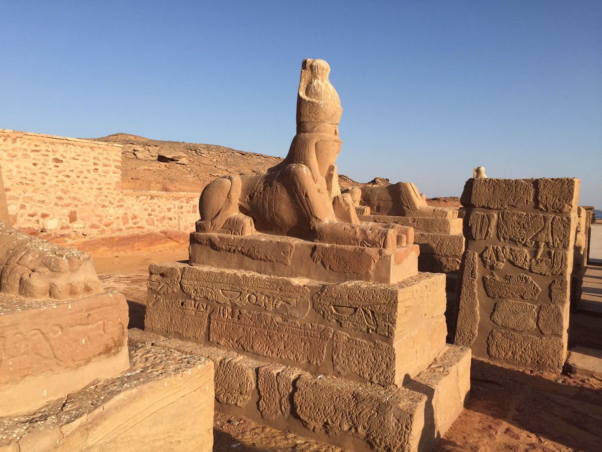 landoflove20's tweet photo. #Wadi_ElSebou Temple was built by #Setau,#Viceroy of #Kush in honor of #RamsesII.The name means the Valley of the #Lions and comes from #Arabic because of the #sphinxes guarding the #temple. It lies about 100KM away from the city of #Aswan & it was relocated by @UNESCO_Cairo https://t.co/auqiVqXnP9