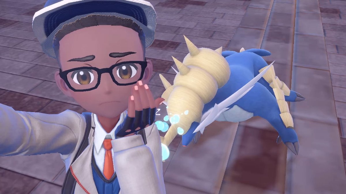 Cam3mix's tweet image. Fell asleep running circles round me &amp;lt;3 #SamurottRaid #PokemonScarletViolet