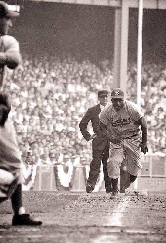 Jackie Robinson heading home