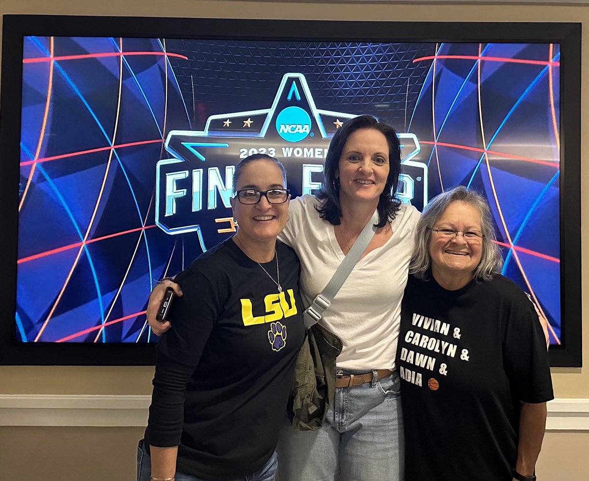 2023 NCAA Women’s Final Four, Dallas Texas!  LSU all the way!  Let’s Geaux Tigers! #WFinalFour