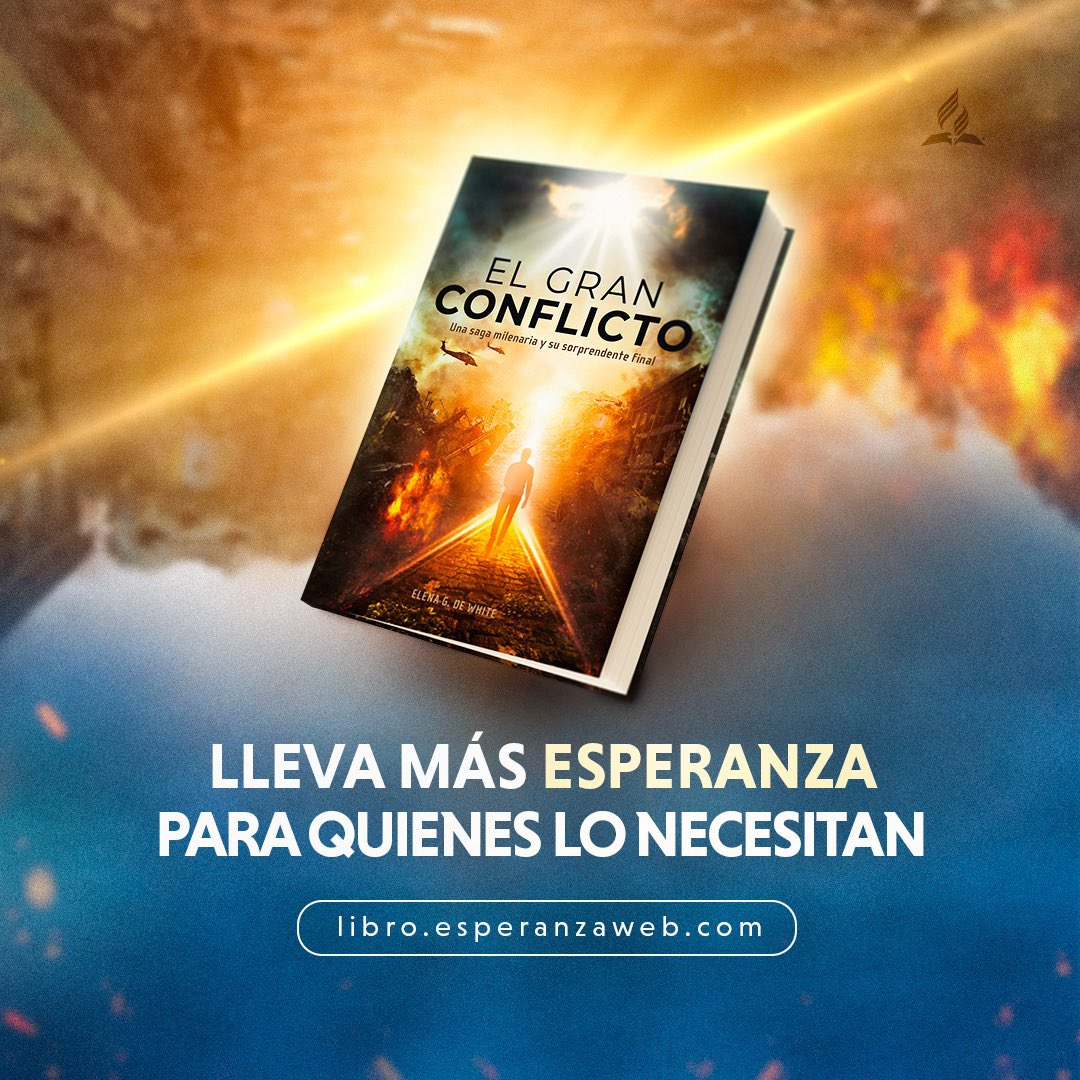 Necesitamos orar, estudiar este libro, planificar una distribución con la iglesia, hacer una entrega bien dirigida a las personas más cercanas. Sé parte de este gran movimiento!*
*Descarga la versión digital* 📙
➡ libro.esperanzaweb.com
y comparte con tus amigos! 😊