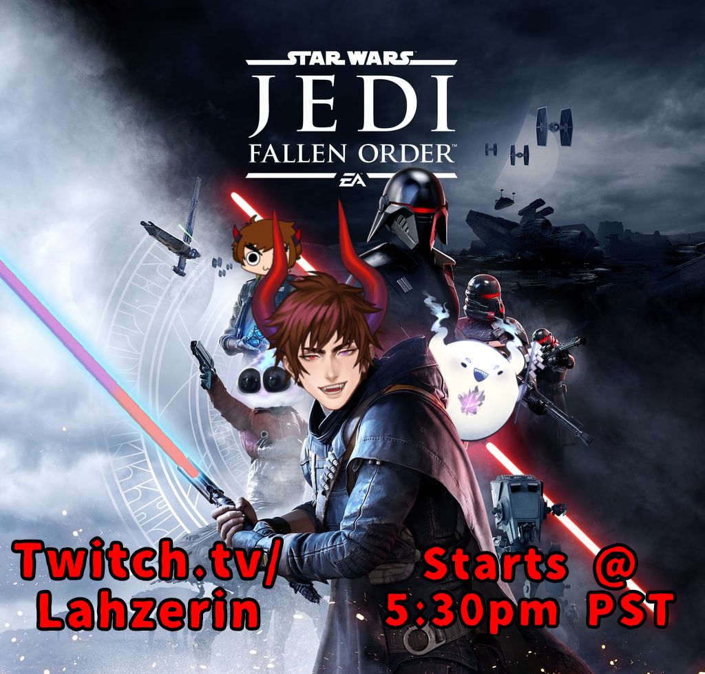 🥴Hey you! Wanna be a Jedi?
🌸Im super excited for the new game coming up so fast!

⚠️Starts in 45 min⬇️Link below
#Vtuber #Starwars #Fallenorder #envtuber