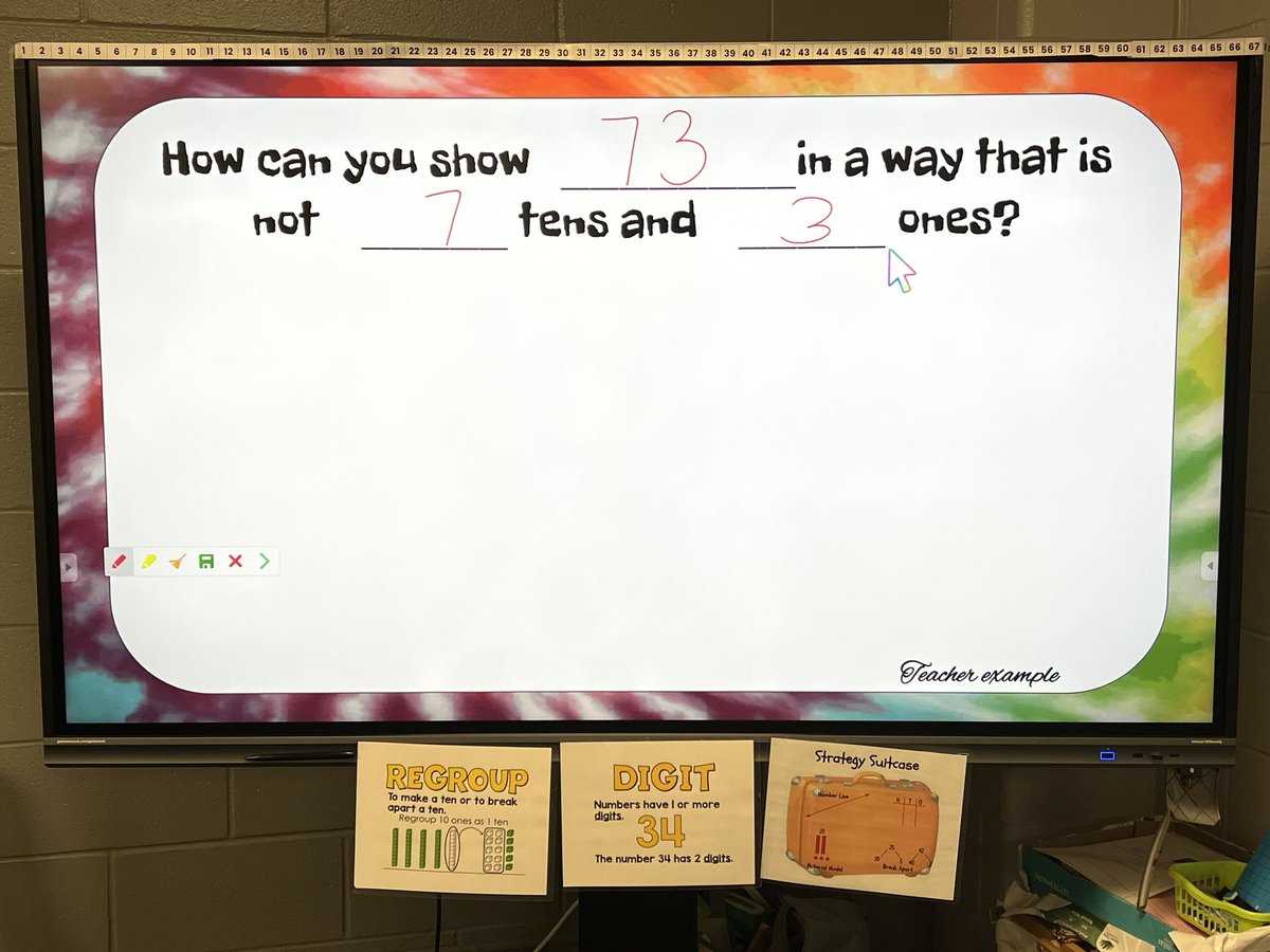 MissGallier_RPE's tweet image. We love funky Fridays ✌🏼

On Fridays, I choose a number and each table group represents it in a funky way to show all the different ways we can represent a number instead of the “normal” way. 

@HumbleElemMath 
@SmithTrelice 
#MarchMathMadness