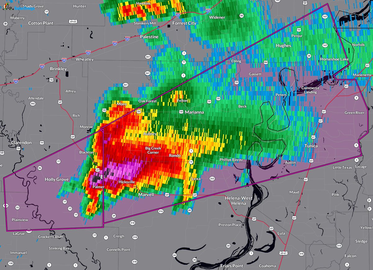 Ryan Hall, Y’all on Twitter "PDS Tornado Warning continues for