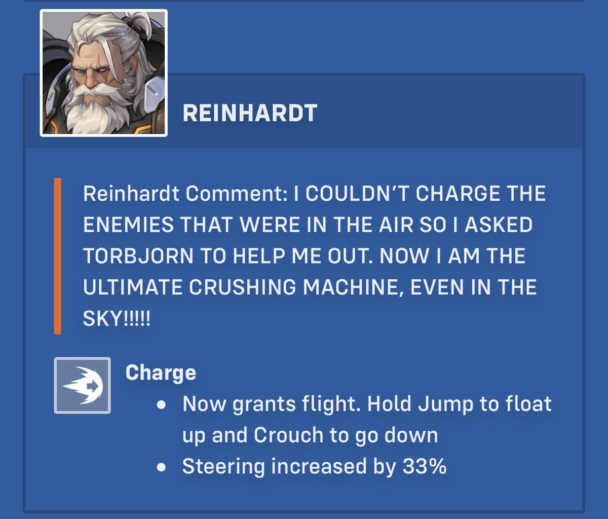 uhHelen's tweet photo. Reinhardt can fucking fly https://t.co/2R9y7I4Fnl