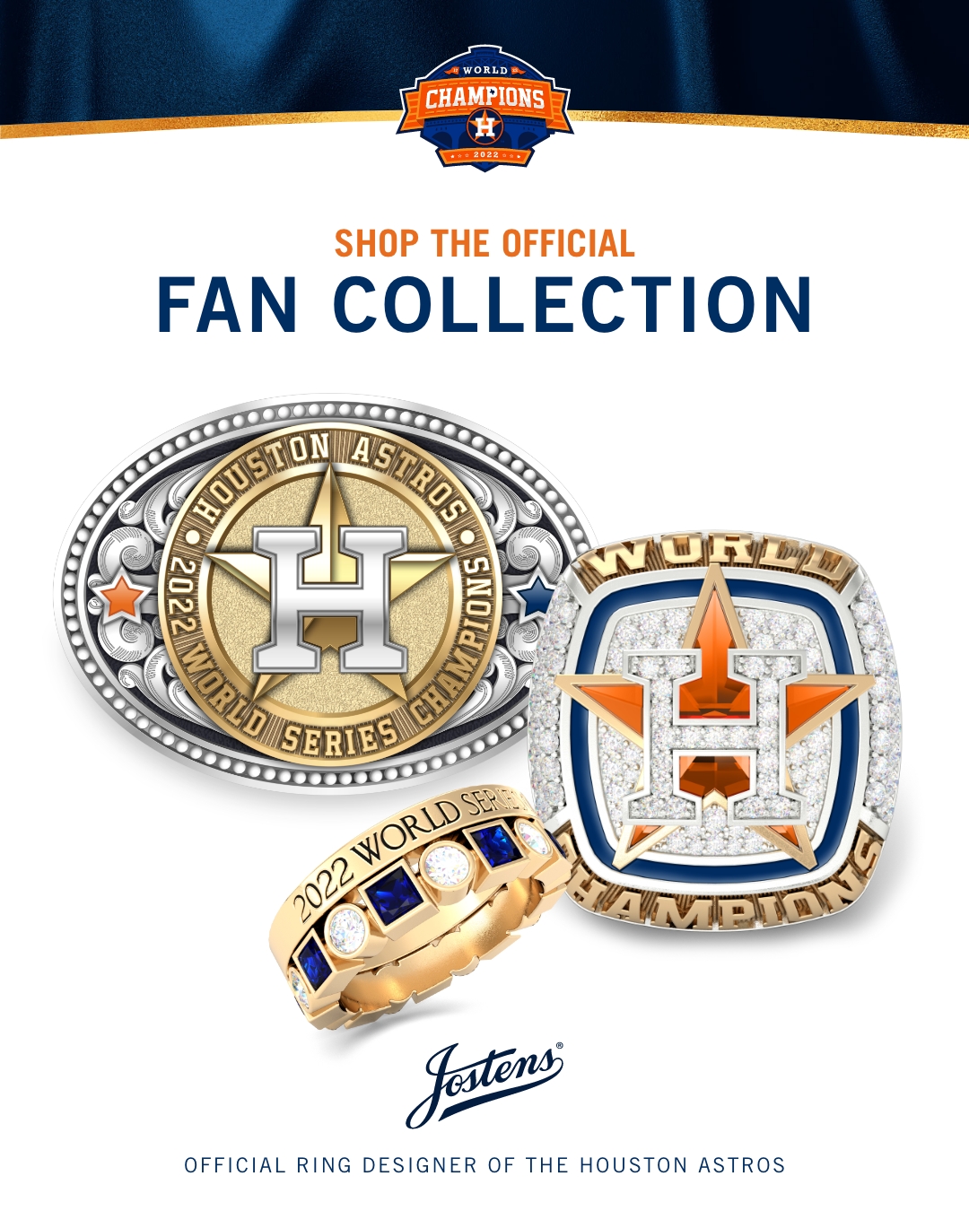 Houston Astros on X: Shop the Jostens Fan Collection at the Union Station  Team Store or   / X