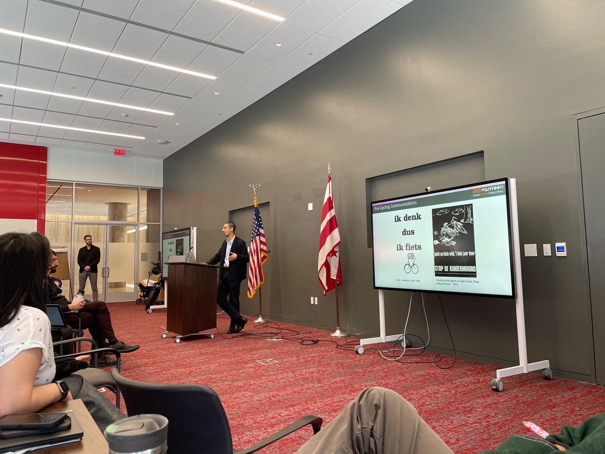 chrispy_atlas's tweet photo. Loved having the #DutchCyclingEmbassy engage with us at the @DDOTDC for a full 3-day immersive workshop learning about bike infrastructure best practices. Amterdam is a true inspiration! #transportation #bikes #sustainability #engagement https://t.co/m92qJuPvI4