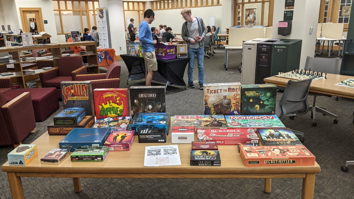 zsrlibrary's tweet image. Game Night is underway! #MyZSR #MoreThanALibrary