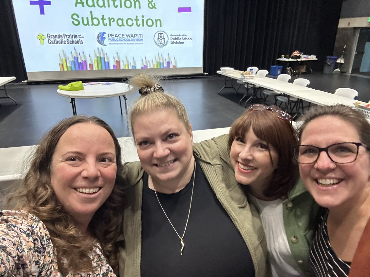 Teachers in Grande Prairie and area, we are ready for you! Come and learn the foundations of addition and subtraction tomorrow at the JP2 theatre. Show up and we’ll get you registered. 9am. With @N_Night_Ninja @rhondageisbrec2 @tracie_anthony @GPCSD @PWPSD @GPPSD2357