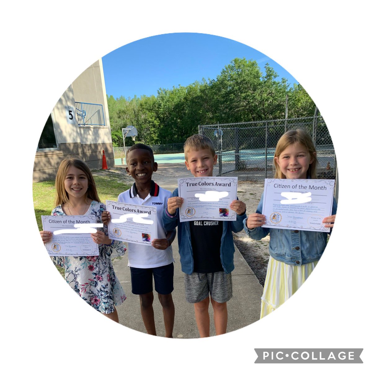 MrsBsBobcats's tweet photo. Celebrating Gratitude and Compassion! Four wonderful and deserving students. https://t.co/hcTPeFXSuM
