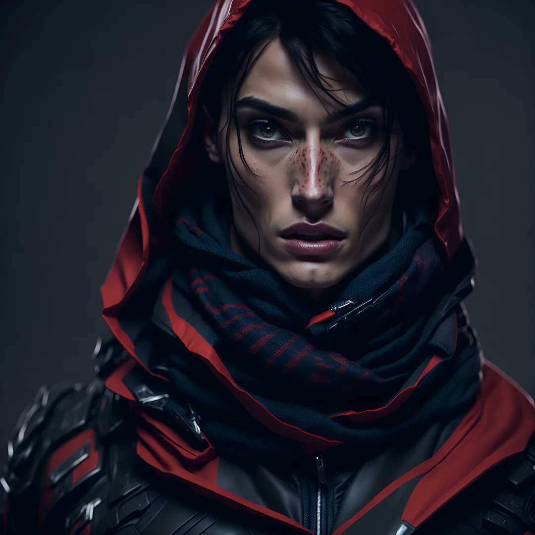 samdigitalai's tweet photo. Beautiful portrait of ninja in red armour stunning details📸
#midjourney #aiart #midjourneyart #midjourneyai #ai #aiartcommunity #digitalart #art #midjourneyartwork #generativeart #aimen #midjourneyportraits #CuteGirl #midjourneybot #menofai #hotguysofinsta #aiartwork https://t.co/yDQ94Pn4YD
