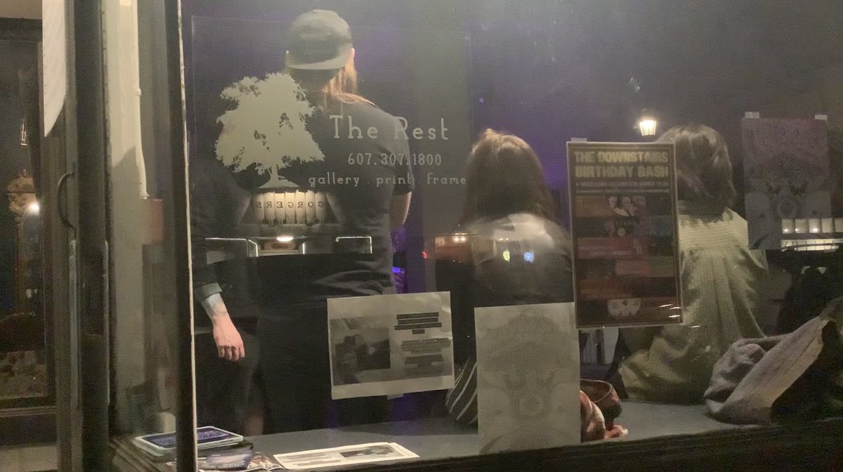 berthjourn's tweet photo. The Rest has become a budding space for local art and music, with Bookout mentioning how important these spaces are, saying, "Having some options for them is important, especially in downtown Ithaca." #music #art #local https://t.co/9vHyJ893vR