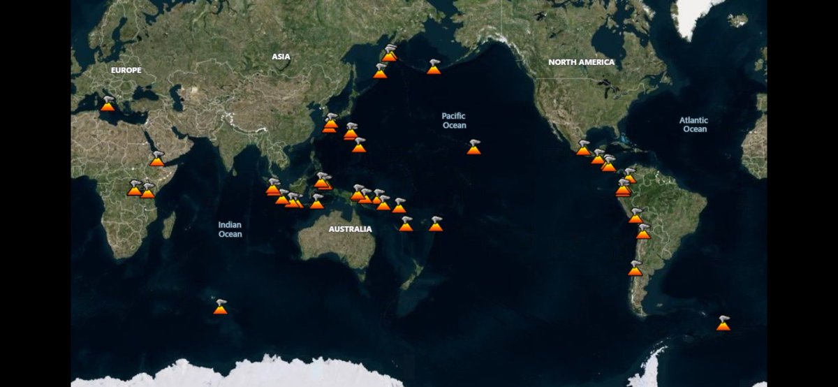 There's 47 active volcanoes around the world today. They produce more CO2 in a month than humans have done in its entire history. Why are we so obsessed w something we can't control &amp; why do we allow people who fly private jets all over the place to tell us lies &amp; take our cash?