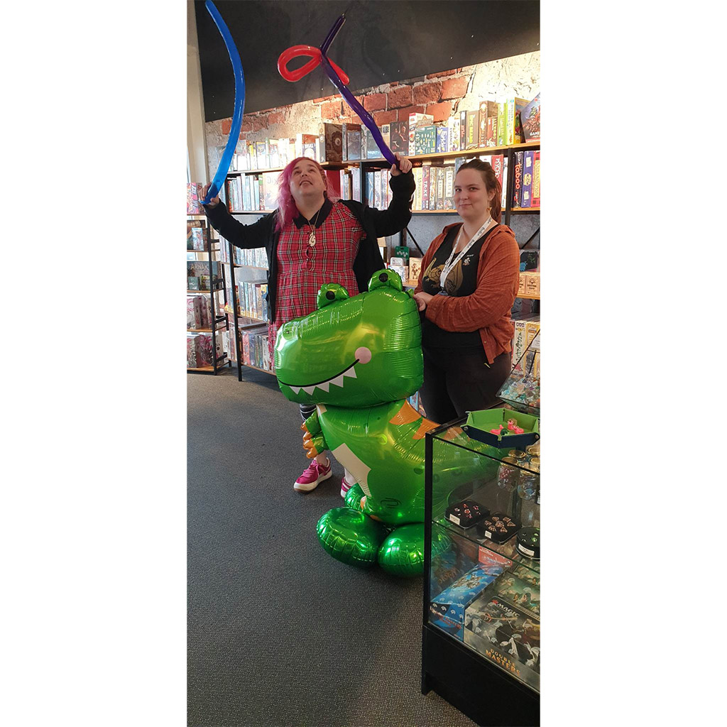 bea_dnd's tweet photo. Meet Gregory the T-Rex, todays Judge for Commander.
#CommanderLeague #MagicTheGathering #BeaDnDGames https://t.co/EuKuGl16i6