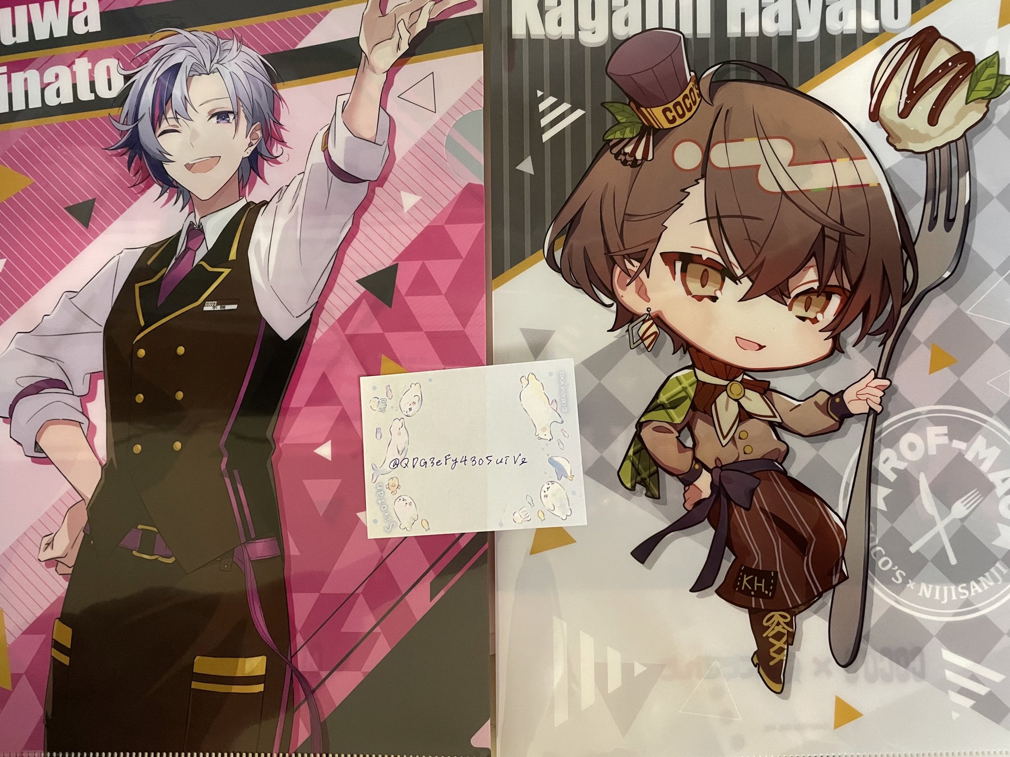 大人気アイテム ろふまお ROF-MAO ココス クリアファイル（ココス×にじさんじ クリアファイル