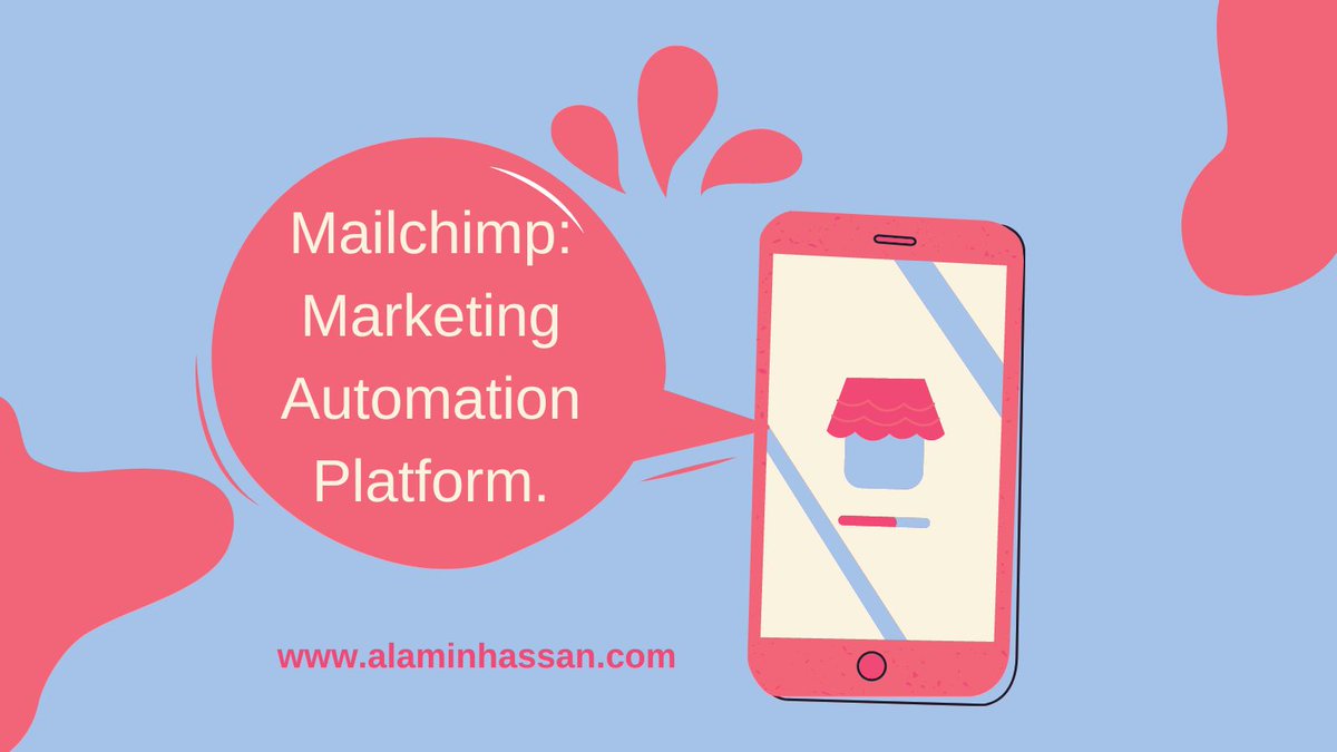 alaminhassanh's tweet image. Mailchimp is a cloud-based marketing automation platform that allows businesses to create and manage email campaigns, landing pages, and ads. It was founded in 2001 and is headquartered in Atlanta, Georgia.

learn more
fiverr.com/al_aminhassan

#mailchimpautomation #emailmarketing