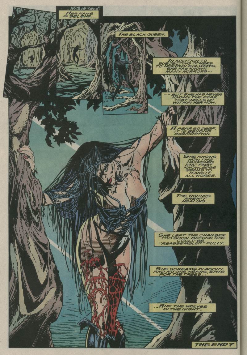 On tomorrow's podcast on #Excalibur Annual #2: SELENE!

Plus we're beefing with the #BattleoftheAtom podcast for some reason? (just kidding!) (or are we...?) (yes we are!) (still 🤔🤔🤔)