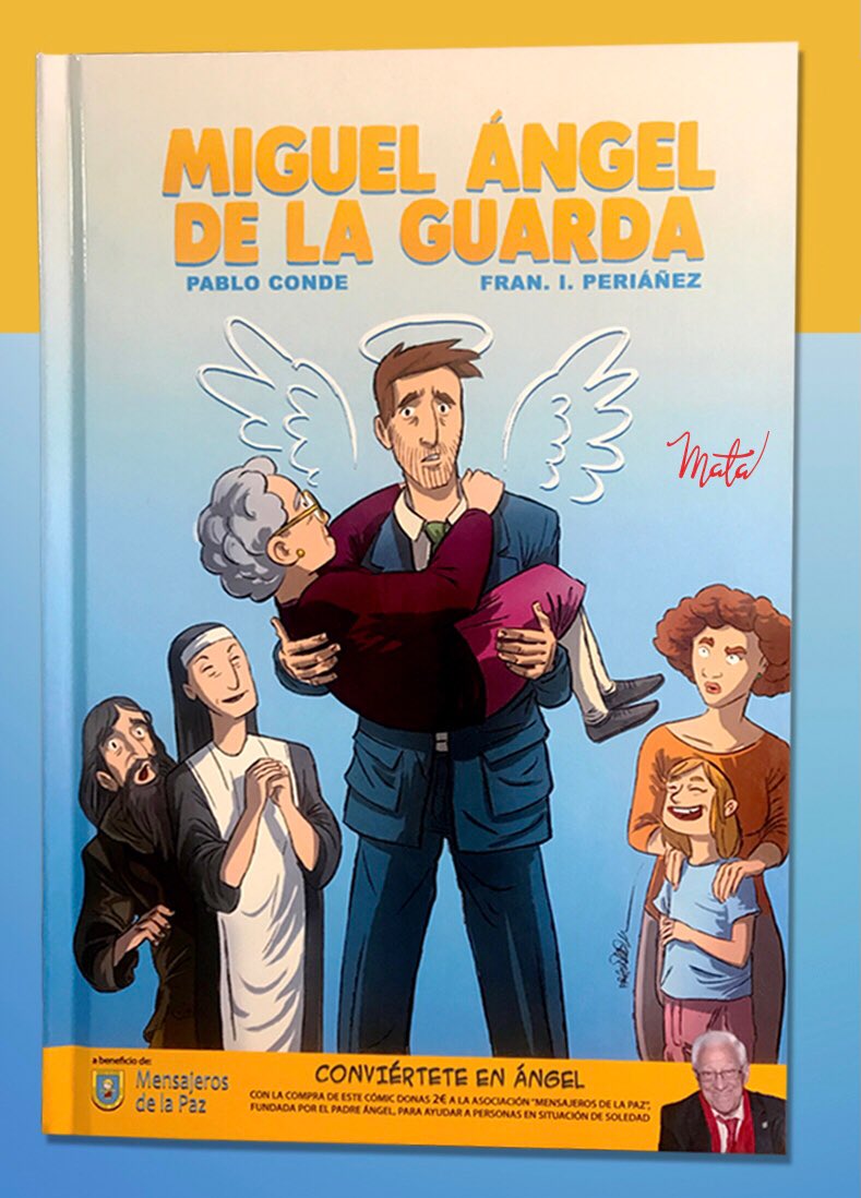MiAngelDeGuarda's tweet photo. Este domingo se celebra el Día del Libro Juvenil, celébralo con nuestro cómic. Una divertida historia para todos los públicos que, además, es solidaria con los más mayores a través de @paz_mensajeros

Puedes comprarlo online con envío gratis y descuento en https://t.co/WjtMrSaele https://t.co/ptUfiVb00w