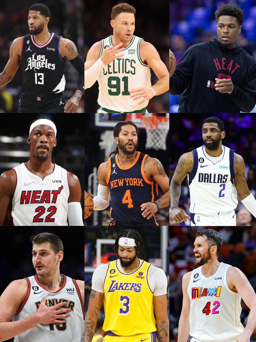 TheDunkCentral's tweet photo. Which players in this graphic would be FIRST-BALLOT Hall of Famers if they were to retire today? https://t.co/tESmNZR5e9