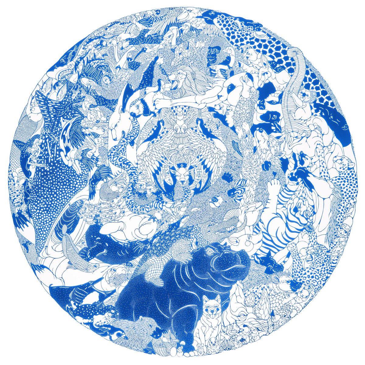 「もうすぐ個展。もうすぐ個展。4/19(水)-5/2(火)大丸梅田店11階ARTG」|下村優介【現代切り絵作家】のイラスト