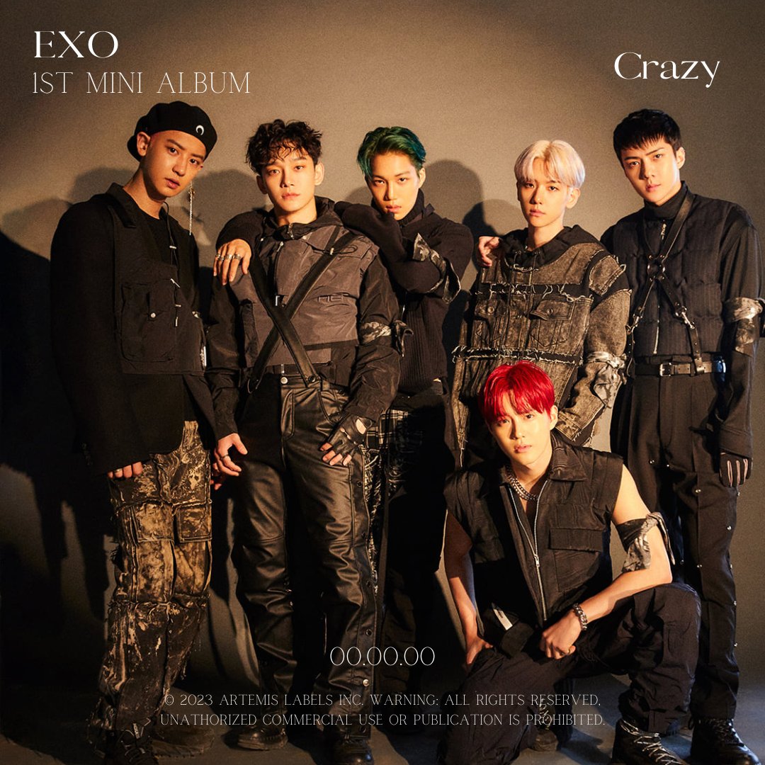 artemis_labels's tweet photo. EXO (엑소) TITLE POSTER #01

FIRST MINI ALBUM: [CRAZY]

✅00.00.00
All rights reserved to @artemislabels
2023 @ARTEMISLABELS INC.

Warning: ALL RIGHTS RESERVED. Unathorized commercial use or publication is prohibited.

#EXO #ArtemisLabels #엑소 @weareoneEXO https://t.co/RWtZRRxz7P
