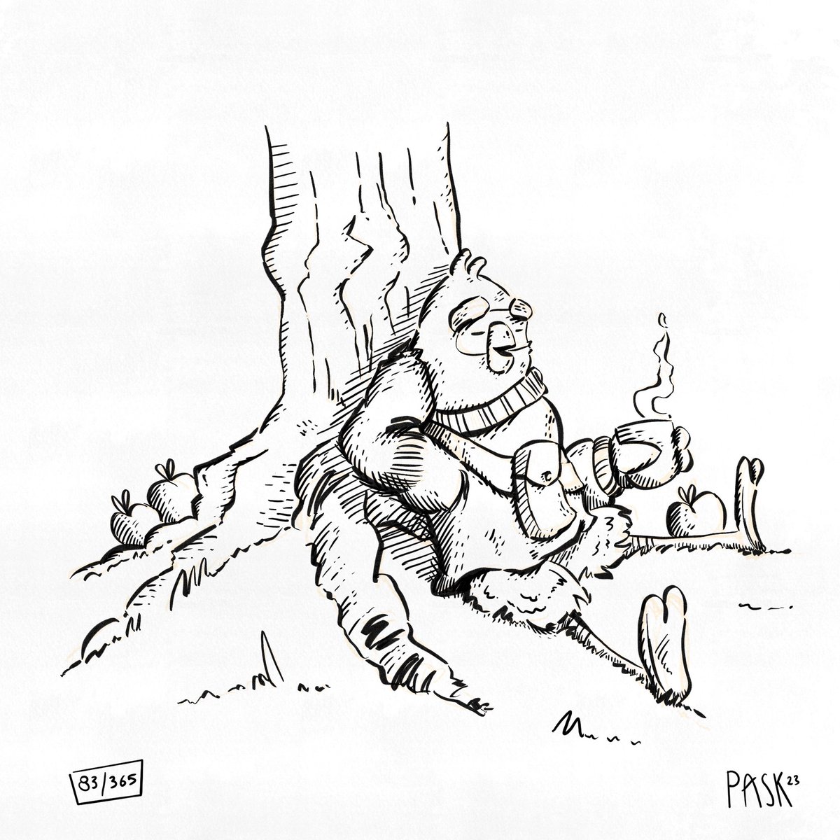 Doodle #083. A little r and r