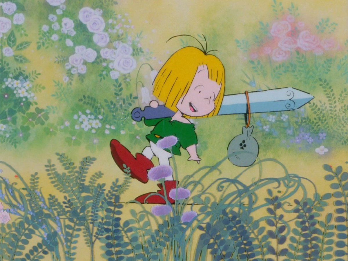Magicmew12's tweet photo. The Golden Bird (Grimm Douwa: Kin no Tori, Toei/Madhouse, prod. 1984/rel. 1987): the moment I saw Orphan had released a full HD version of this, I knew I had to immediately rewatch this hidden gem by 80s Madhouse that is one of Toshio Hirata's and Manabu Ohashi's masterpieces https://t.co/iefO3b9Gw7