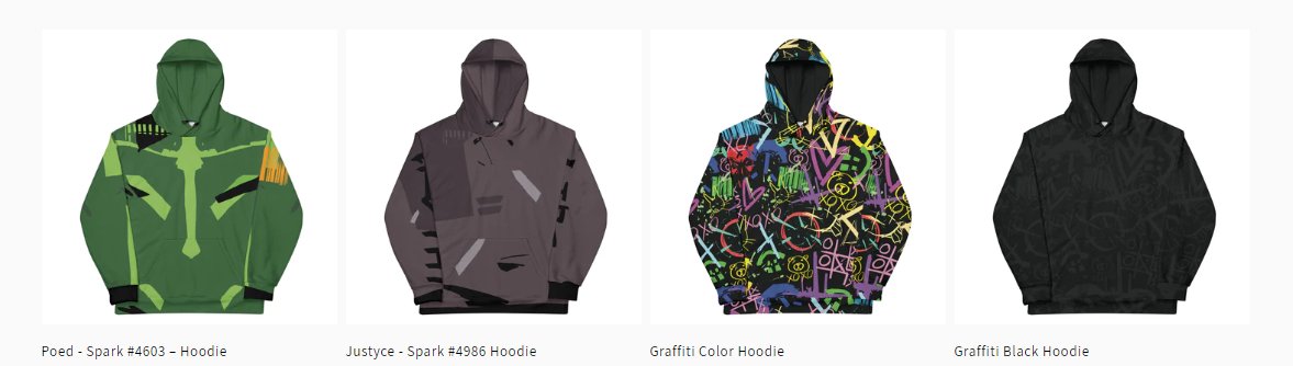 The <a href="/fyatlux/">Fyat Lux</a> World clothing store is now OPEN! Introducing clothing inspired by community-owned digital assets. At launch, we have twelve unique designs available in T-shirt, Hoodie, and Sweatshirt styles.   fyatluxworld.com