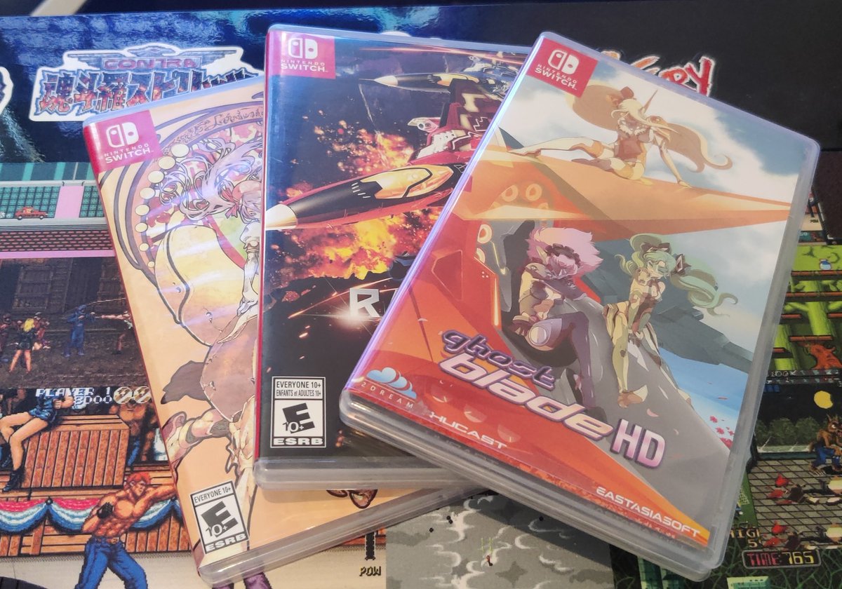 Sancha_Otoko's tweet photo. Weekend #shmup en perspective. 
Je mets donc la TV en Tate. 
Et le premier jeu que je teste, est #raiden3 sur #NintendoSwitch 
On va reprendre quelques jeux que je n'ai pas touché récemment. 
#STG同好会 
#raiden5 
#mushihimesama 
#ghostbladehd https://t.co/wo52UwBKZI