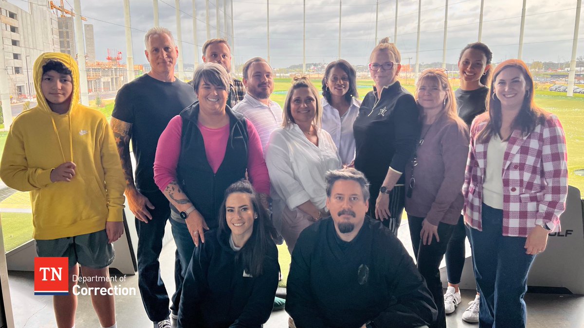 TNTDOC1's tweet photo. Thank you to @BigBroBigSisMT for hosting a friendly competition between TDOC &amp; @CoreCivic at the Nashville @Topgolf. We support BBBS and it’s mission to mentor the youth of our state and we were thrilled to participate in a fun activity that raised some money for a great cause. https://t.co/Ji72epX5s6