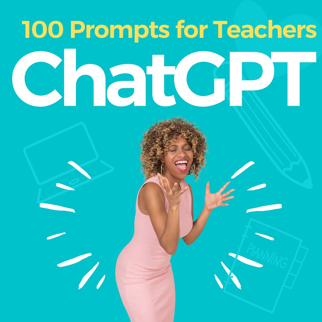 🧐 Want to ask ChatGPT about the potential future developments for AI in education? 🤖👨These 100 prompts for teachers can guide you. ‍🏫 alicekeeler.com/2023/03/09/100… #AI #edtech