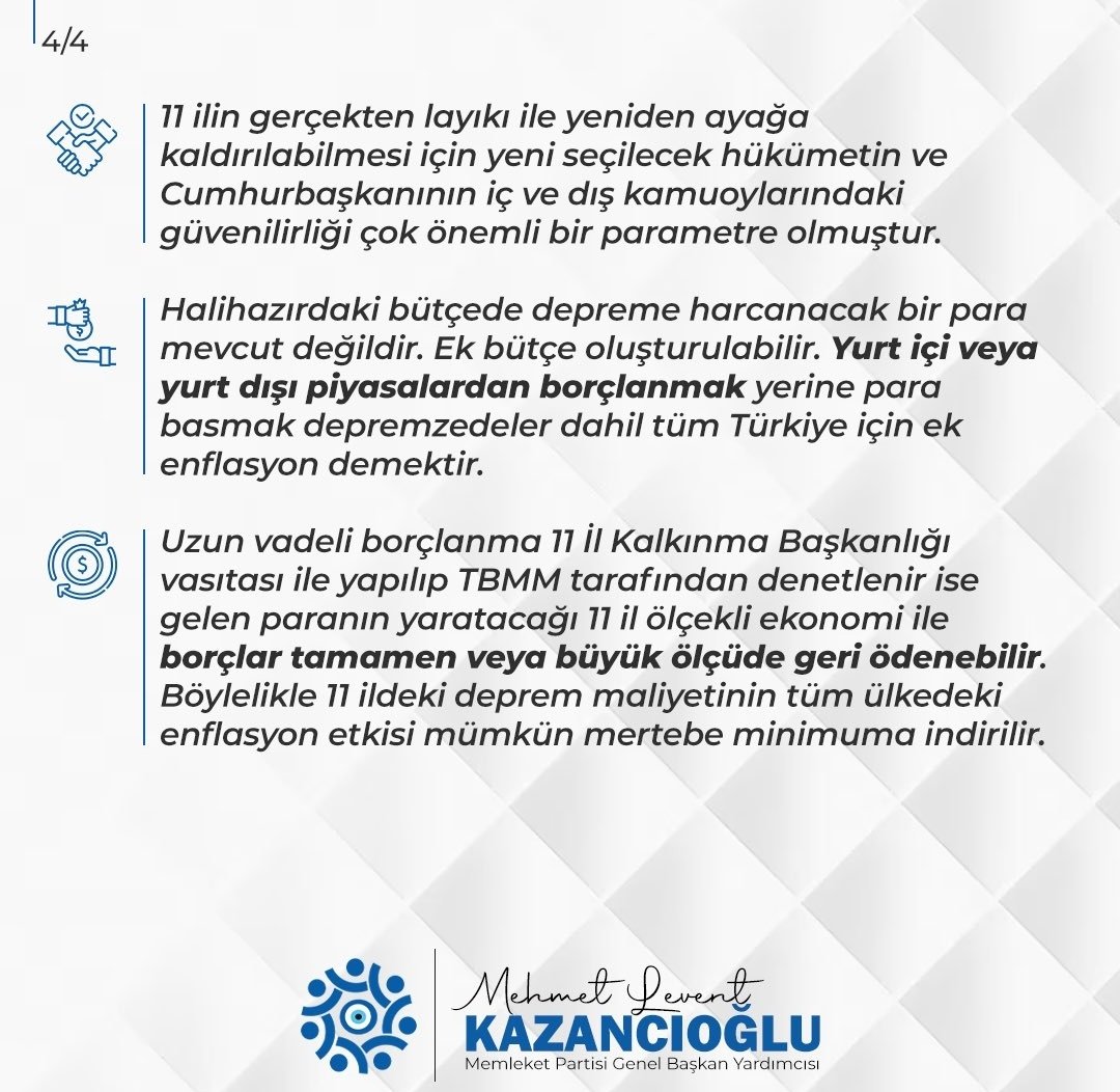 Memleket partisinin Maraş merkezli 11 ile etkileyen deprem bölgesi için projeleri ... #MemleketPartisi <a href="/MemleketimParti/">Memleket Partisi</a> <a href="/vekilince/">Muharrem İNCE</a> #muharremince #MemleketKazanacak <a href="/Asd34ist/">Asd</a>