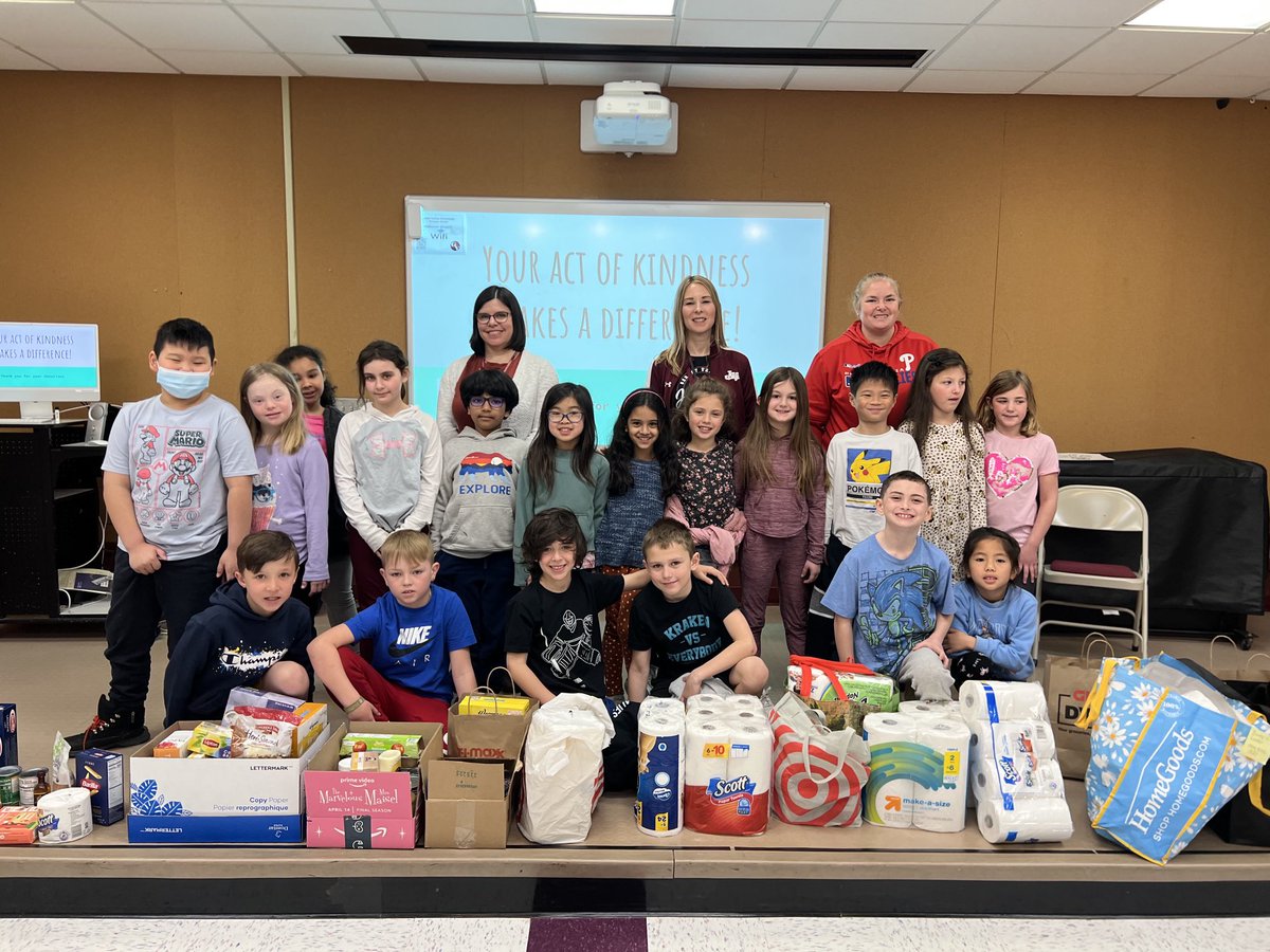 Loaves of Love donations!! Thank you, second grade!