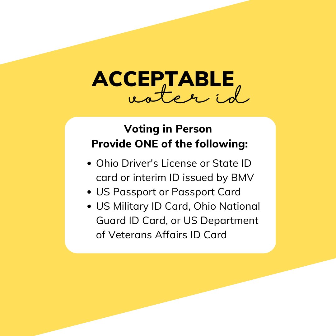 TargetOH's tweet photo. Voting is different this time around. Because of Ohio’s new ID laws, it’s important to check your voting plan. Swipe to make sure you’ll use an acceptable form of ID when you cast your ballot. #voting #voters #aapi #asian #rockthevote #votingrights #votingmatters #votingday https://t.co/3xvwm30VbE