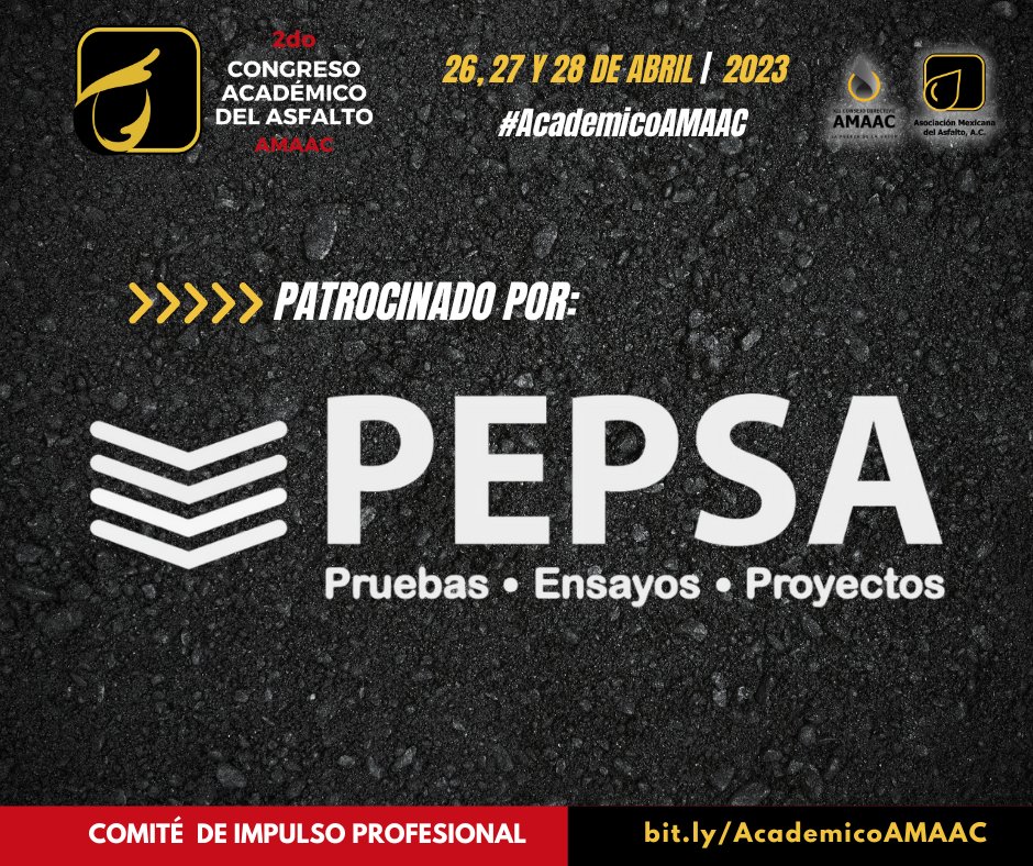 itafec_mx's tweet photo. ¡Un gran agradecimiento a #PEPSA por su apoyo al #AcademicoAMAAC! 🙌🚧👩💼
Gracias por su compromiso con nuestra comunidad y por ser parte del impulso hacia un futuro más innovador en la pavimentación de carreteras.
¡Nos vemos en abril! 🌐👀👋
https://t.co/wm4PT9a34j
@AMAACmx https://t.co/sGrwJF34YU
