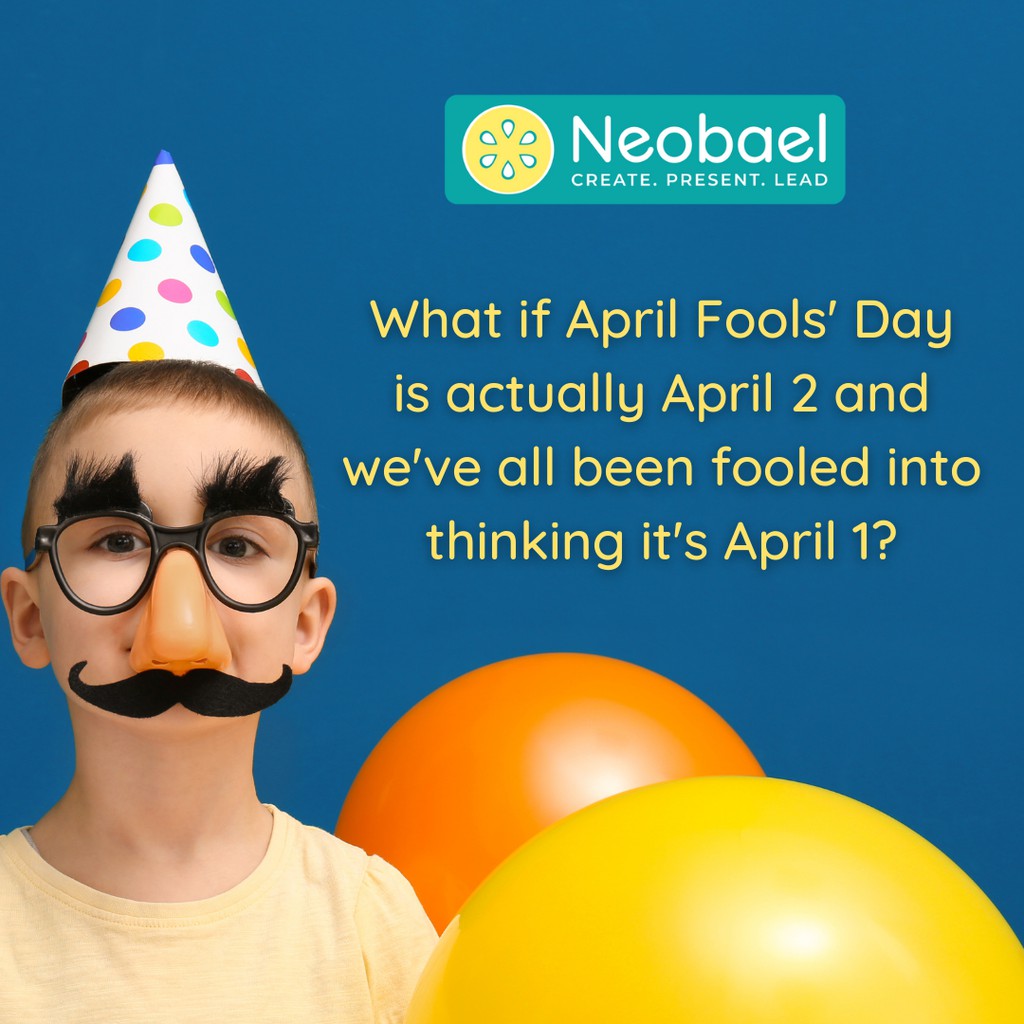 neobael's tweet photo. We celebrate this day on April 1 each year. It’s the most favorite tradition among pranksters. The most common tradition of April fool day is playing practical jokes or Hoaxes on others and saying “April fools” at the end of the prank.

#AprilFools #AprilFoolsDay https://t.co/XjvMqCCFXf