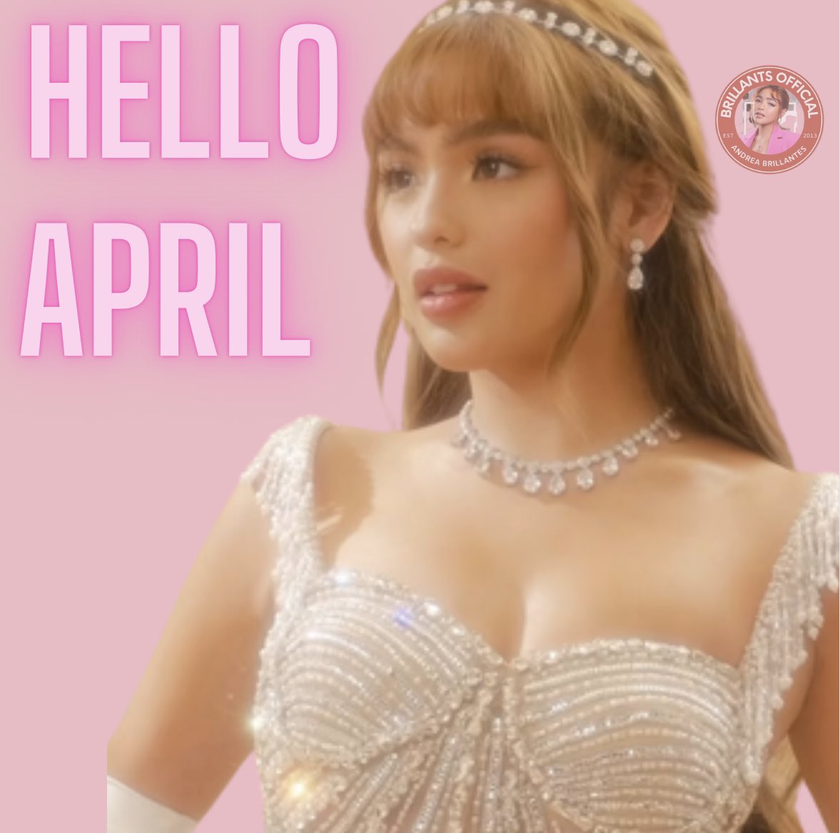 BrillantsOFC's tweet photo. New month,new beginnings. Let's welcome the first day of April with love,happiness and positivity. Happy April,Brillants!✨ https://t.co/dOVGC0j236