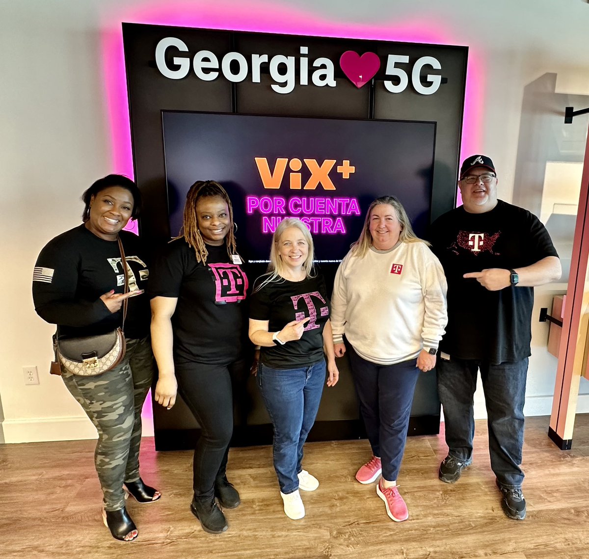 Love my new role at T-Mobile!  Today marks 5 months as an Asset Protection Manager for Georgia. I spent yesterday doing store visits with my boss and Georgia AP Team!  <a href="/LekiyaManzo/">AP Lady</a>     Thank you for the visit! <a href="/JonFreier/">Jon Freier</a> @RyanShiell