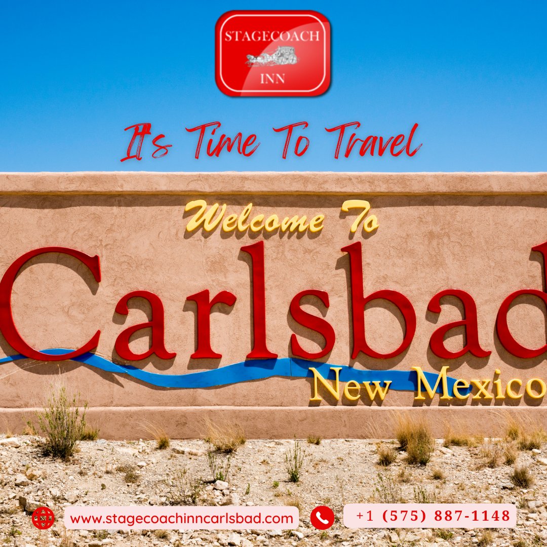 #Carlsbad is a rare gem in southeastern #NewMexico. It is famously known for the #CarlsbadCavernsNationalPark, but it is also home to the Living Desert Zoo & Gardens, Sitting Bull​​ Falls, multiple hiking opportunities, and the #PecosRiver running through the heart of town!